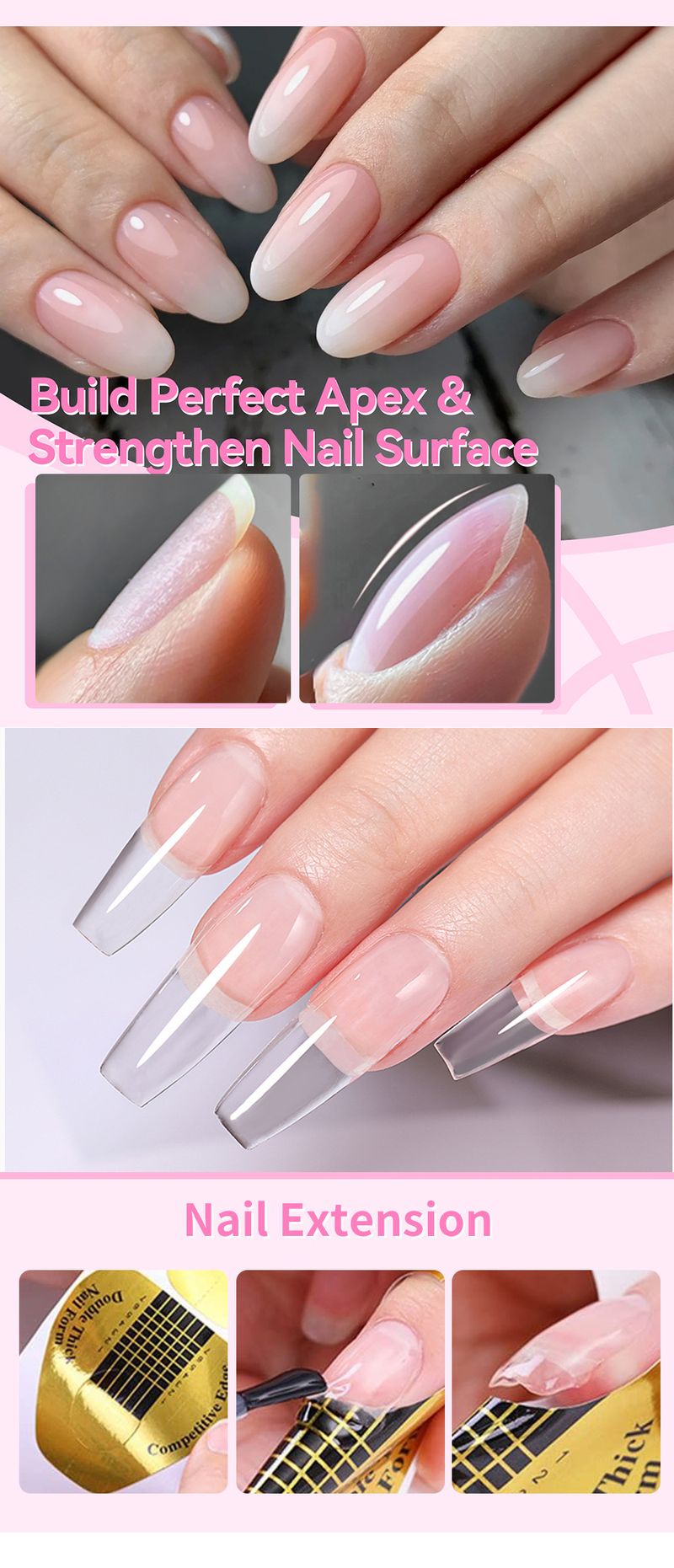 Nail Glue Color Box Hit 6 In 1 Multifunctional Nail Polish Glue Nail Art Nail Adhesive Reinforcement Diamond Glue_voghion.com