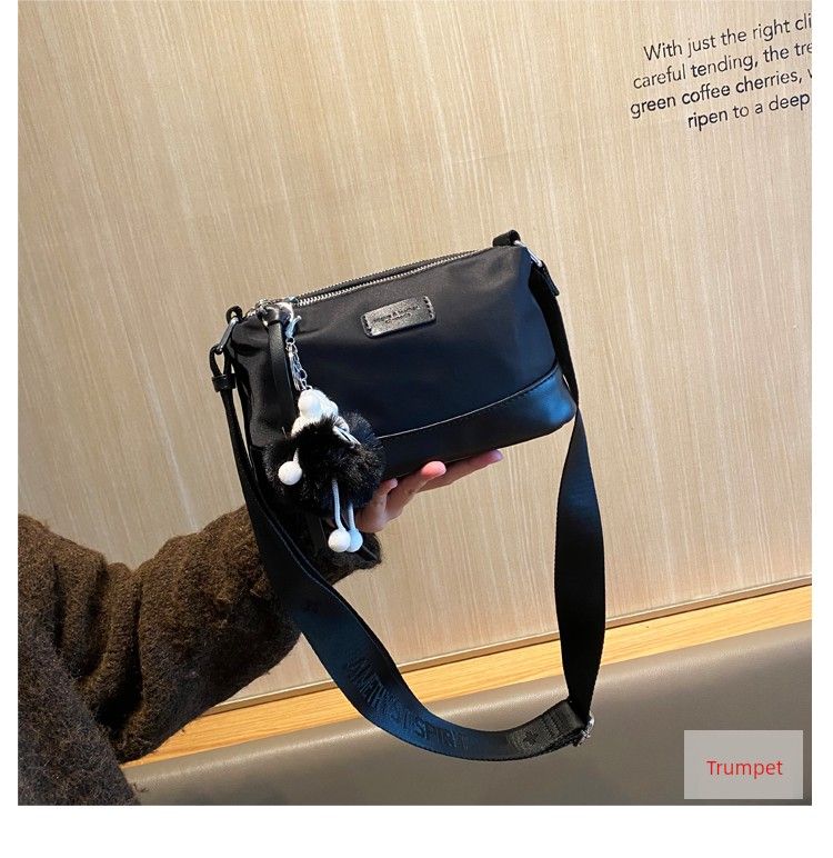 Fall And Winter Multi-Layer Crossbody Abrasion Resistant Waterproof Outdoor Women's Nylon Cloth Minimalist Korean-Style_voghion.com