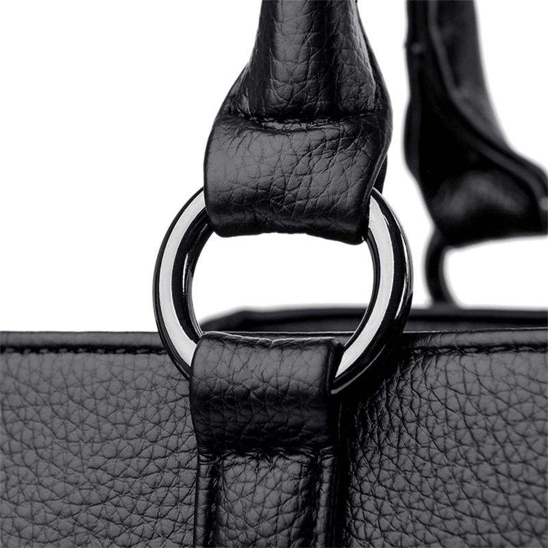 Handtaschen Damentaschen Designer 3-lagige Lederhandtaschen Große Kapazität Einkaufstasche für Frauen Vintage Schultertaschen mit Griff oben_voghion.com