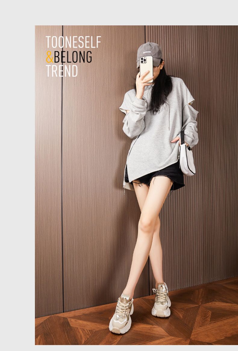 Thick soled dad shoes 2024 new autumn mesh breathable casual sports shoes, fashionable and versatile, with an inner_voghion.com