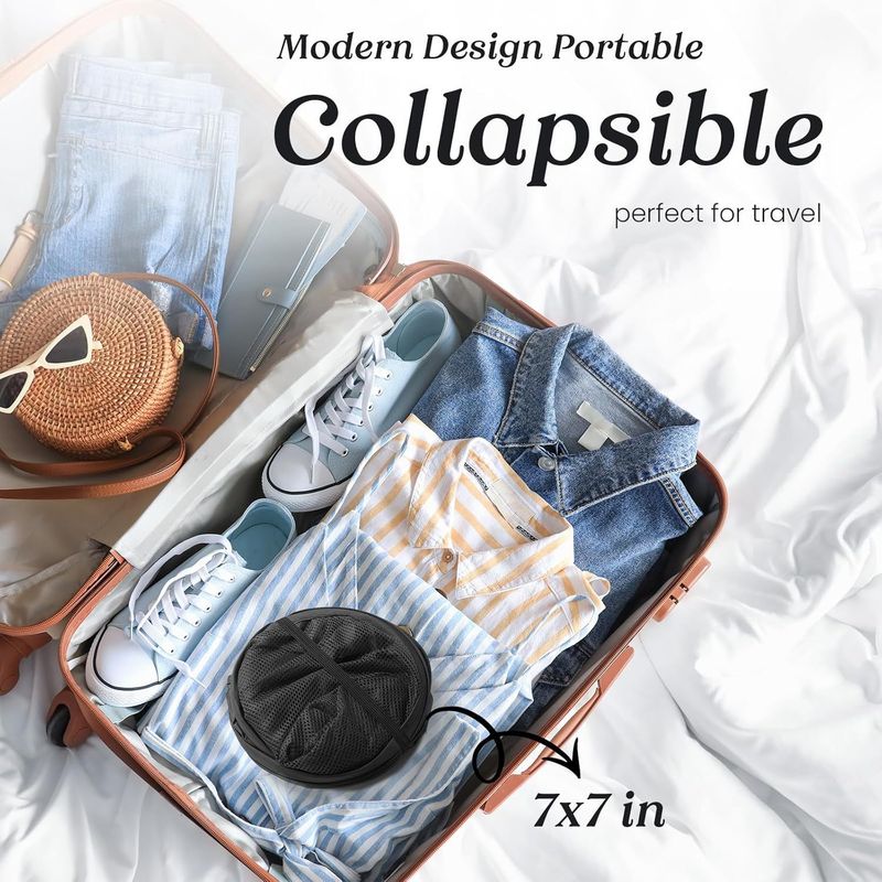 Pop-Up-Wäschekorb aus Netzgewebe – faltbarer und tragbarer Wäschekorb für Kinderzimmer, Studentenwohnheim oder auf Reisen – mehrere Farben und Größen (S/M/L/XL)_voghion.com