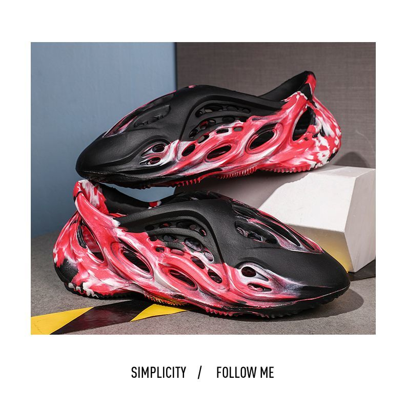 Tolle einheimische Sommersandalen, lässige Sportschuhe mit mittelgroßen Löchern, einfache, stylische Herren- und Kinderschuhe_voghion.com