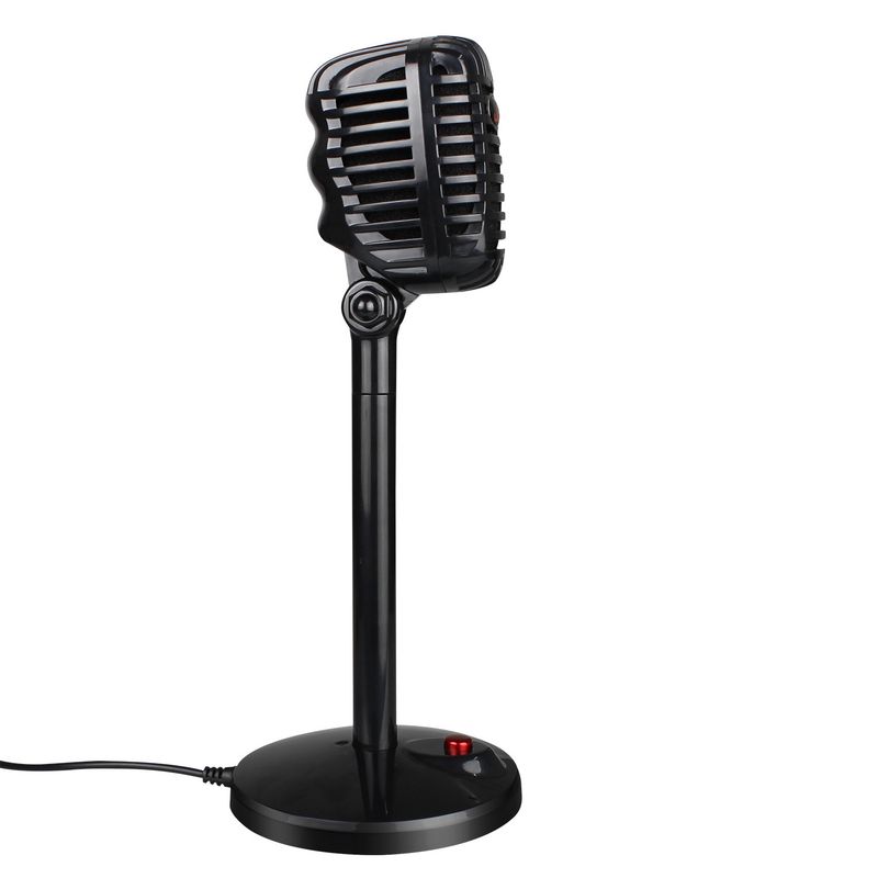 New computer with rotatable USB microphone, driver free voice chat device, video conference microphone_voghion.com