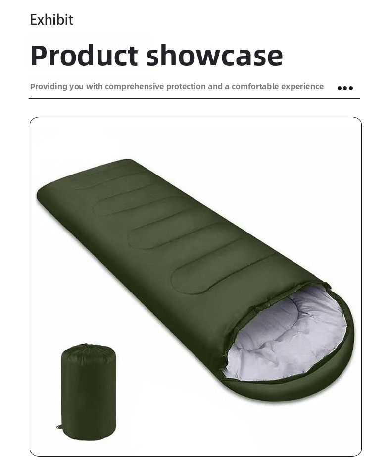 Outdoor-Schlafsack für Erwachsene im Winter, kältebeständig, für Notfälle, Reisen, schmutzabweisend, Wandern, Camping_voghion.com