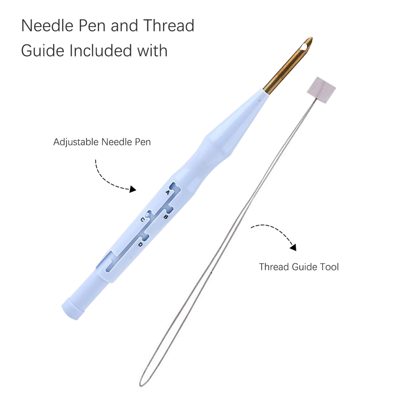 RUOPOTY DIY Bësch Broderie Kit Nadelaarbecht fir Ufänger Punch Nadel Handgemaachte Nähen Handwierk Konscht Kaddo_voghion.com