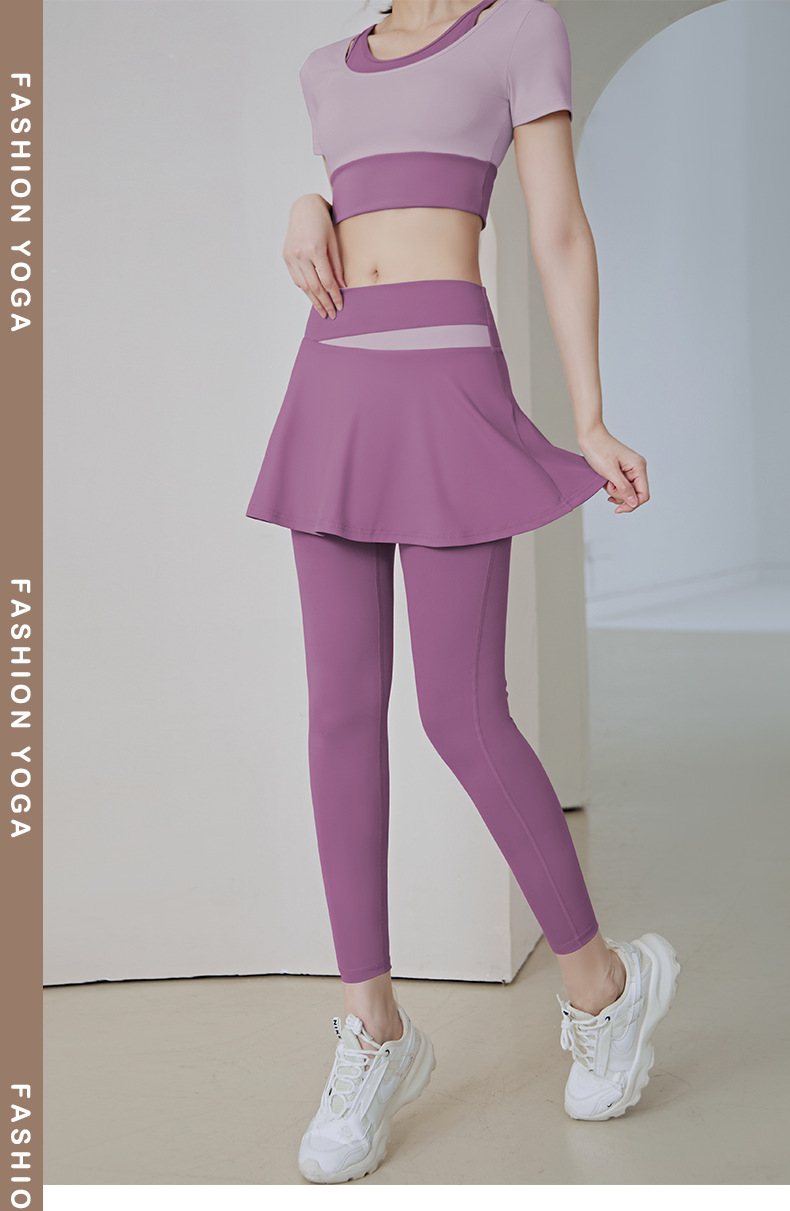 SUPERFLOWER – haut et pantalon taille haute 2 en 1, pantalon de course et soutien-gorge de sport avec coussinet de poitrine, ensemble pour Yoga, Jogging, Gym_voghion.com