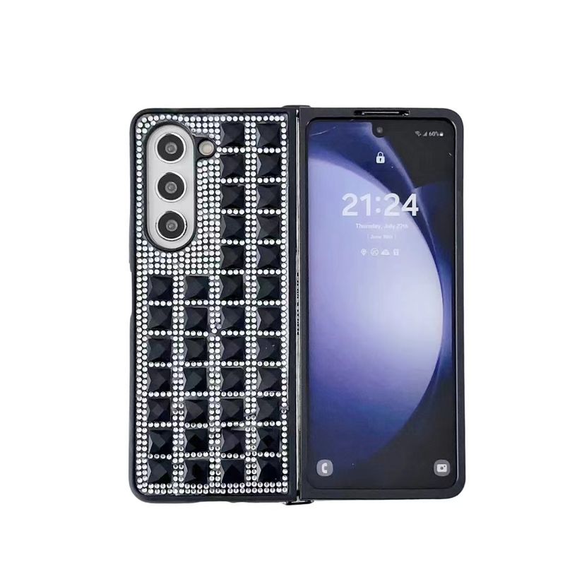 For Samsung Galaxy Z Fold 3 4 5 6 Luxury Shiny Glitter Diamond Phone Case Cover_voghion.com
