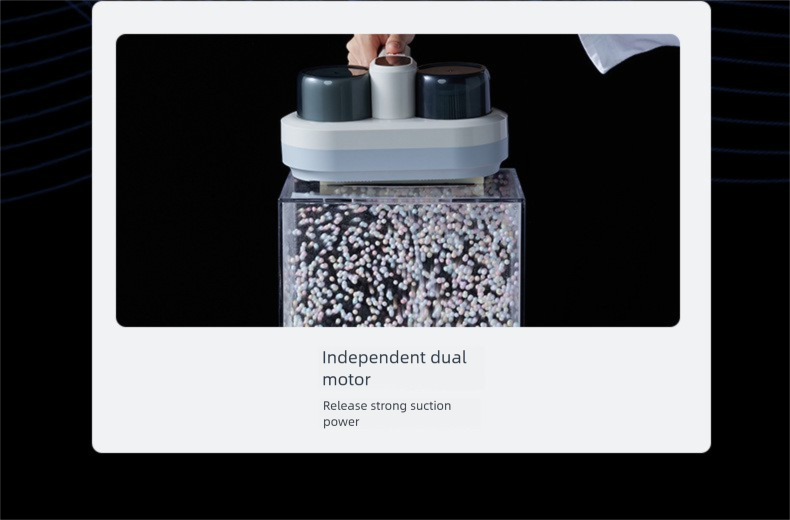 Aspirapolvere elettrico Zhigao per letto - Aspirazione potente, doppio contenitore per la polvere, elevata potenza di rimozione degli acari_voghion.com