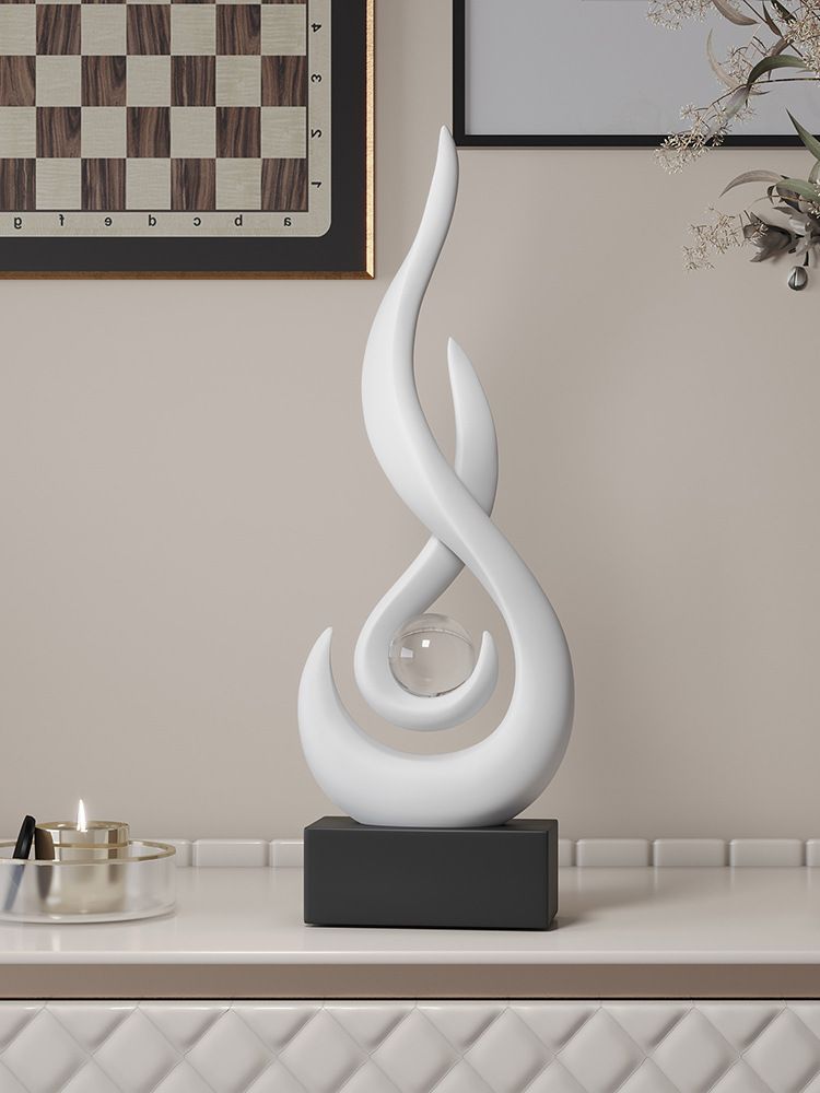 Light High End Flame Play Beads Ornaments Office Living Room TV Wine Cabinet Decoration Crafts Housewarming Gift_voghion.com
