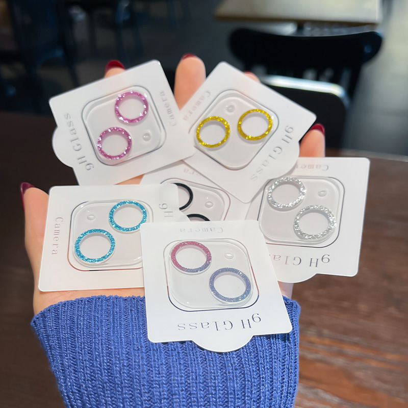 Glitter Full Cover Kamera Objektiv Schutz Glas für iPhone 13 12 11 Pro Max Mini 9H gehärtetes Glas für iPhone 12 Glas Objektiv Abdeckung_voghion.com