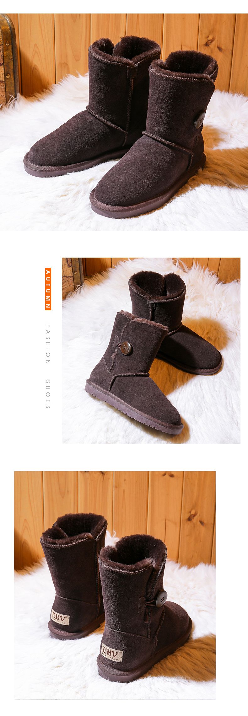 Chinelos Tas Ta Zz Semente de Mostarda Castanha Areia Slides Pele de Carneiro Clássico Ultra Mini Plataforma Botas de Inverno Feminino Sapatos Slip-on Camurça Cabedal Lã Top de Outono_voghion.com