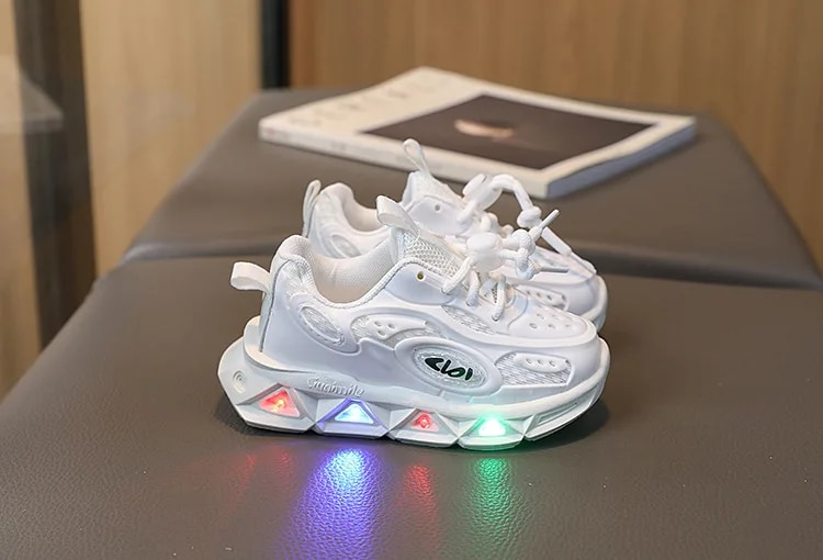 Baby 2023 Frühling Herbst Neue Jungen Mädchen Glow Chunky Turnschuhe Kleine Und Mittlere Kinder Baby Schuhe Mit Weichen Sohlen_voghion.com