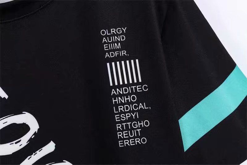 Ropa de hombre Camiseta de verano de manga corta para hombre, moderna y atractiva, un conjunto de ropa a juego, trajes casuales juveniles, ropa de verano para hombre_voghion.com