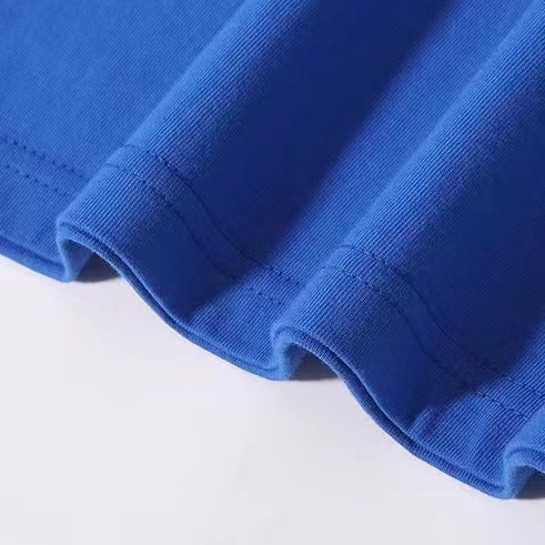 Trendig lös bomull Cool mångsidig elastisk par Stor t-shirt med rund hals för män sommar_voghion.com