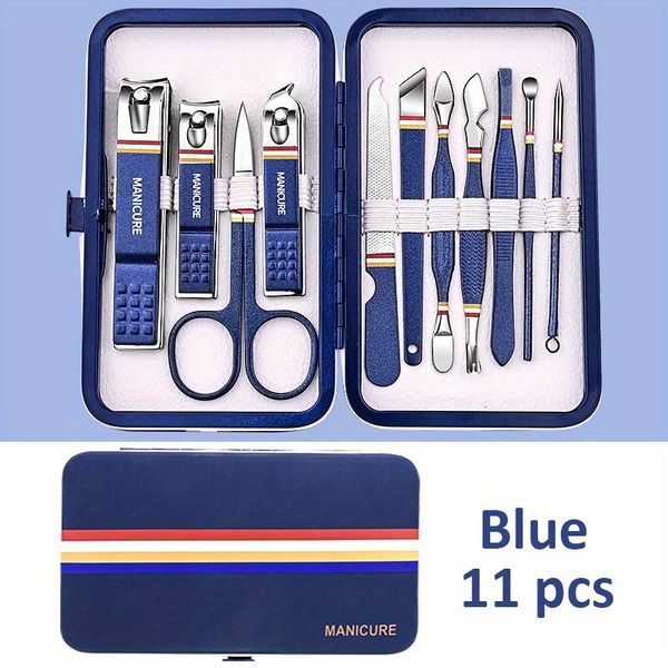 Premium-Maniküre-Set – Nagelknipser, Feilen und Schneider aus Edelstahl für Zehen und Finger – Perfekt für Männer und Frauen!_voghion.com