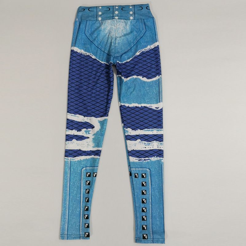 leggings de yoga de sport imprimés en denim sexy qui soulèvent les fesses_voghion.com
