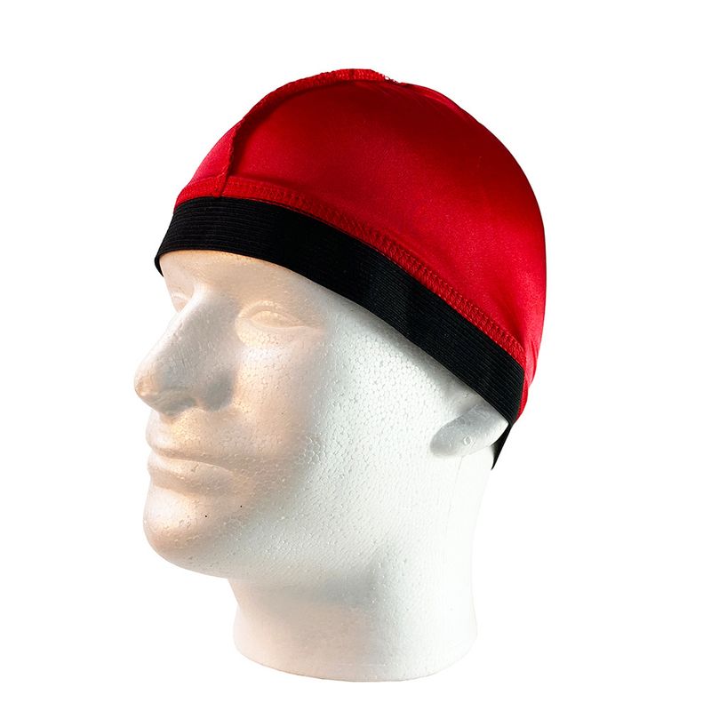 Men's Hats Glossy Cloth Patchwork Head Cover Silky Elastic Head Cover Shaped Head Cover Loose Tight Bottoming Cap_voghion.com
