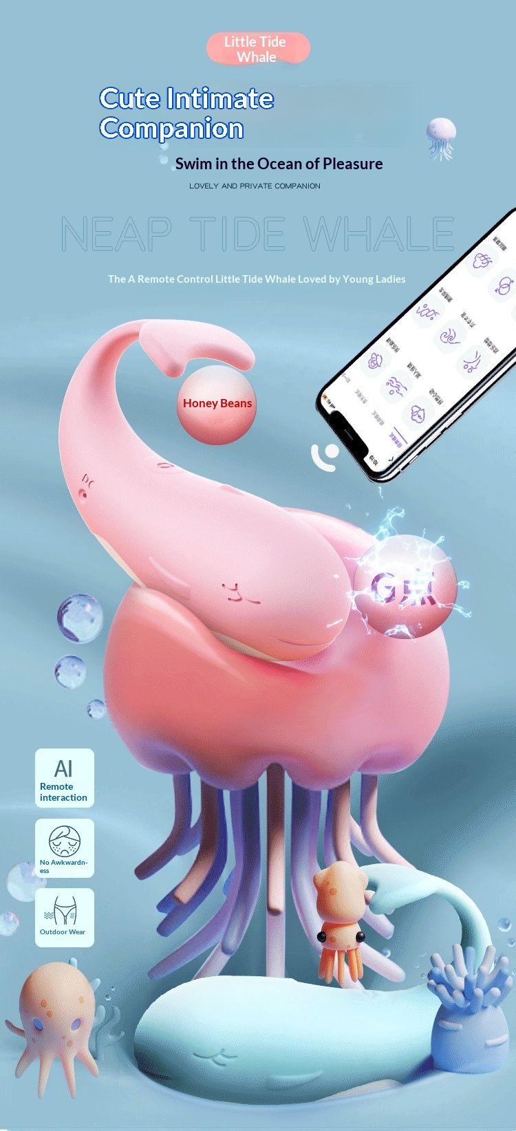 luckyqqyp Ji Yu Vibrateur Masturbateur Féminin Invisible Portable Télécommande Multi-fréquences Puissantes Sexe Adulte_voghion.com
