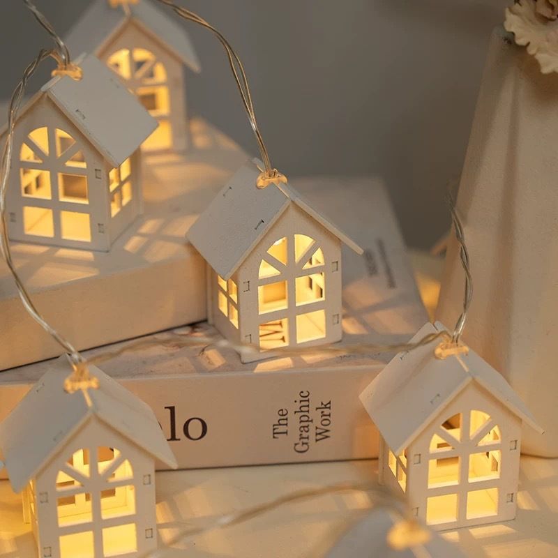 In Stock Christmas Small LED String Hotel Room Horizontal Wooden House Atmosphere Decorative Lights_voghion.com
