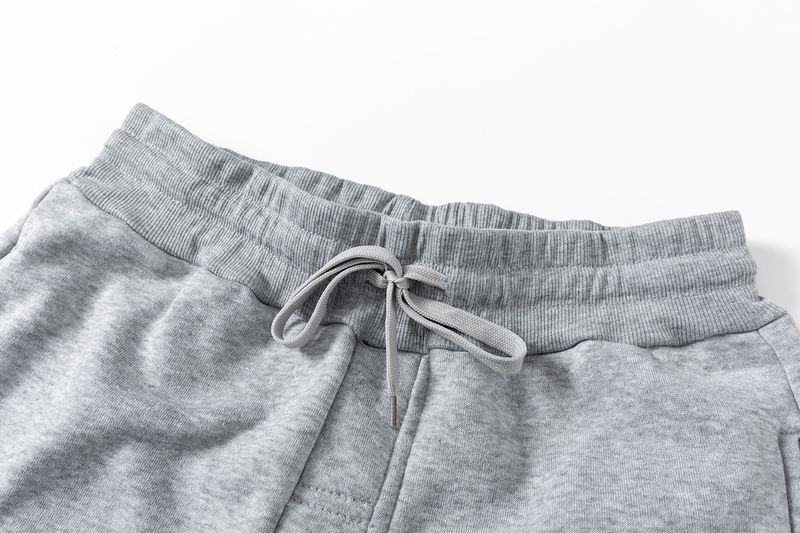 Calças de moletom casuais estampadas da moda para homens e mulheres - Calças de moletom de poliéster macio com estampas estilosas na frente e atrás - Essenciais para streetwear_voghion.com