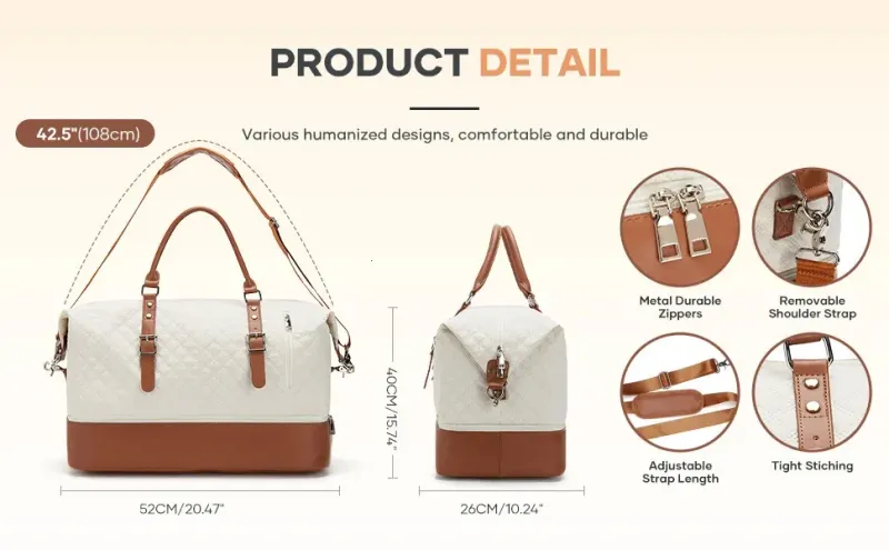 Likros reistas weekendtassen voor dames Boston handtas grote tas ziekenhuis bevalling en bevalling Y250225l_voghion.com