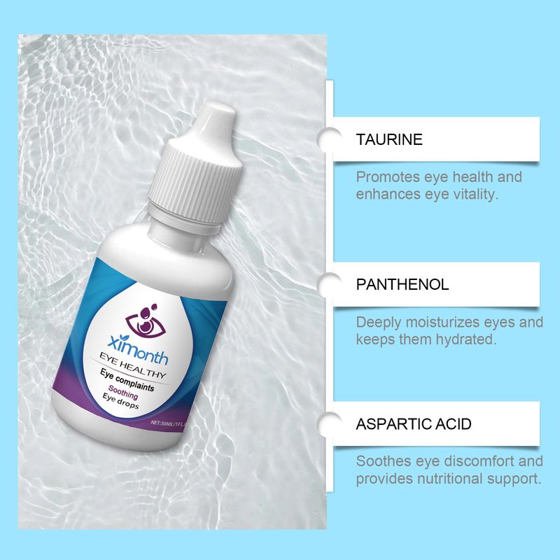 Ximonth Eye Care Solution Soothes Eye Discomfort, Moisturizes And Comforts Eyes With A Gentle Formula_voghion.com