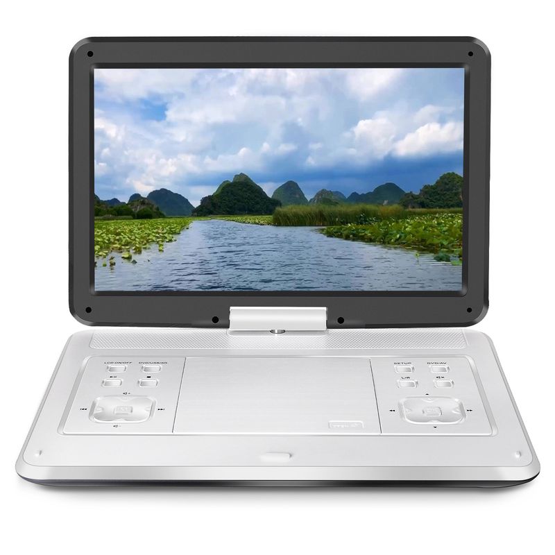 Engelsk mobil DVD HD-CD-spelare, stor skärm roterbar bärbar_voghion.com