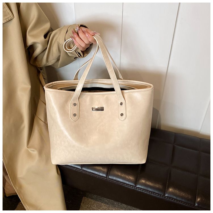 Borsa da donna con grande capacità 2024, nuova borsa a tracolla versatile e semplice per lavoro e pendolarismo, a mano_voghion.com