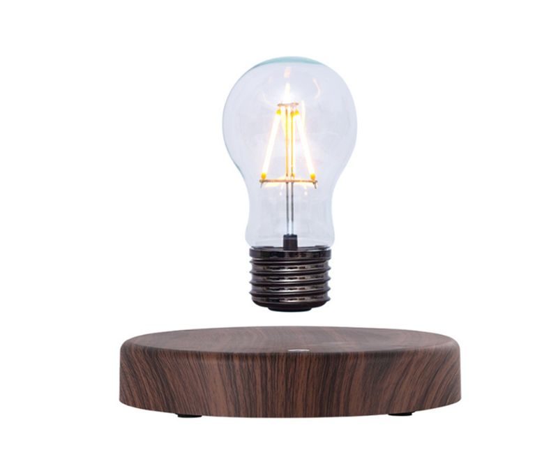 L03 Magnetic Levitation Bulb LED Luminous Rotation Study Desk Atmosphere Lamp_voghion.com
