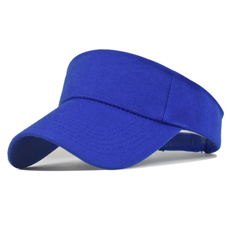 Spring Summer Sports Sun Cap Men' Cap Women Adjustable Cotton Visor UV Protection Top Empty Tennis Golf Running_voghion.com