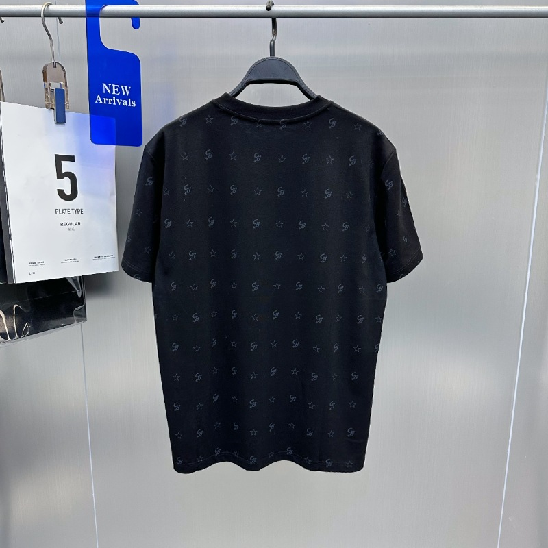 Maglietta da uomo estiva a maniche corte con lettere di marca alla moda, completamente stampata, a maniche corte, per coppie, alla moda, B1DAD2125_voghion.com