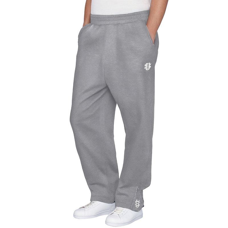 Men's Activewear Retro Y2k Street Trend Hip Hop Casual Elastic Waist Zipper Loose Solid Color Sports Casual Pants_voghion.com