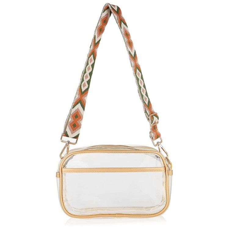 Borsa da toilette trasparente, borsa a croce obliqua, borsa portaoggetti in PVC, borsa portaoggetti da donna di grande capacità, borsa quadrata piccola a croce obliqua, borsa per il trucco_voghion.com