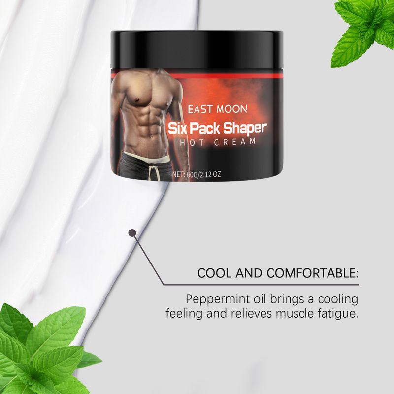 EAST MOON Abdominal Men's Sports Exercise Highlighting Muscle Lines Massage Moisturizing Care Cream_voghion.com