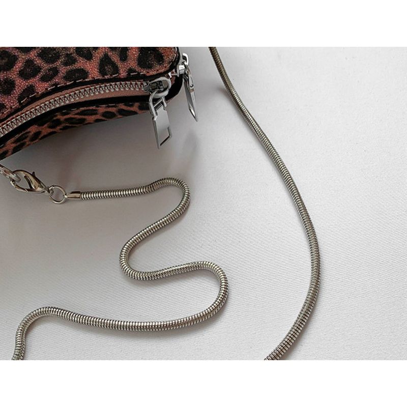 2024 Autumn/Winter Women's Crossbody Halloween Fun Leopard Pattern Pressed Shell Single Shoulder Chain Bag_voghion.com