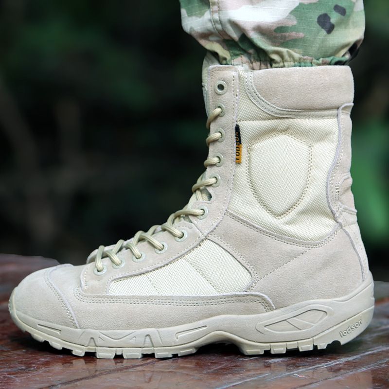 European Warm Series Frühling und Herbst CQB Ultraleichter Kampf Atmungsaktiv Stoßdämpfende Herren Outdoor High-Top Schuhe Sicherheitscheck Taktisch_voghion.com