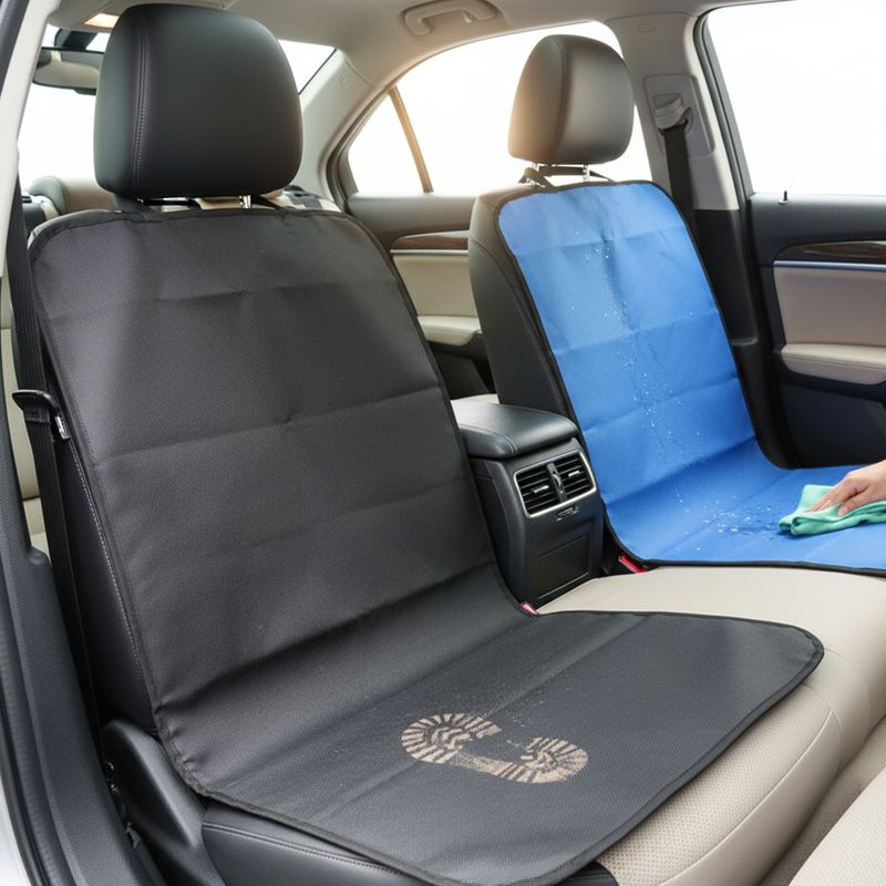 Auto-Schmutzmatten, wasserdicht, kratzfest, Haustier-Hängematte, Schutzmatte, Rücksitzbezüge für Autos, LKWs und SUVs_voghion.com