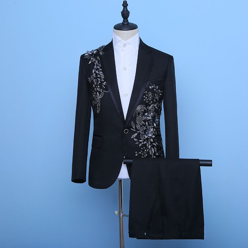 CT 2025 Neues Paillettenanzug-Set für Herren, Slim Fit, formelle Kleidung, Chorkostüm, männliches Sänger-Host-Performance-Outfit_voghion.com