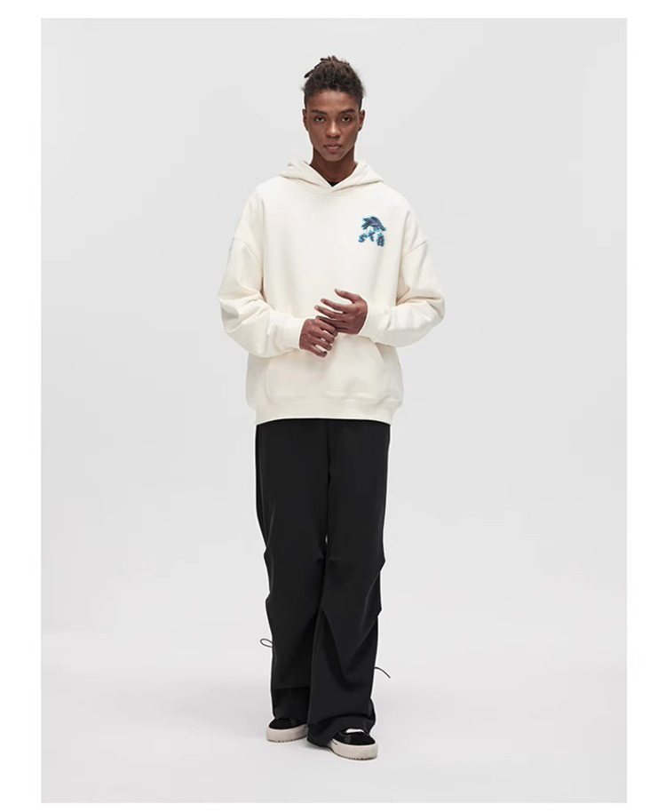 Felpe con cappuccio di marca nazionale di tendenza da uomo per uomo e donna in autunno e inverno felpe con cappuccio allentate in puro cotone pesante pesante_voghion.com
