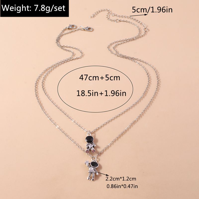 Vendite calde Carino smalto cane gatto zampa collane per donne uomini BFF migliori amici coppia abbinato ciondolo collana set regali di compleanno_voghion.com