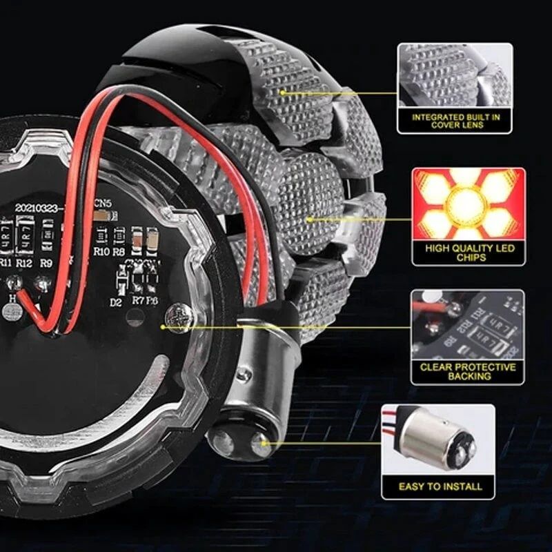 26W 1156/1157 Sockel vorne und hinten Blinker für Harley Sportster Dyna Low Rider Motorrad Signal Lampe Beleuchtung Indikatoren_voghion.com