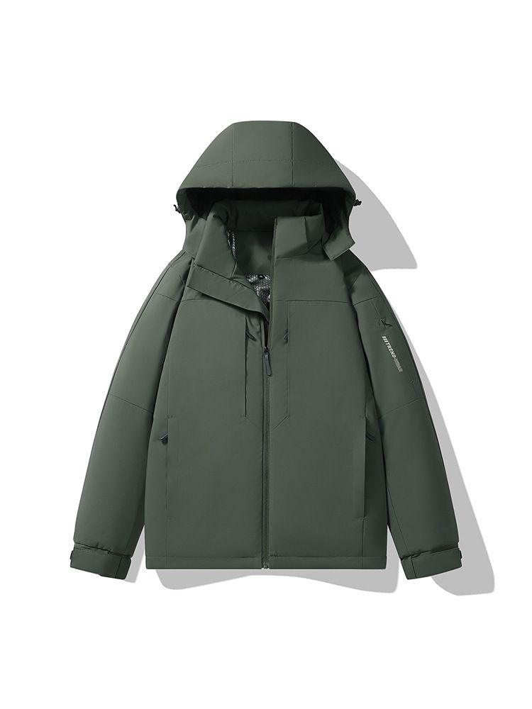 Giacca da lavoro in softshell spessa, antivento, impermeabile e calda, da uomo, in grafene, per escursioni all'aperto, in cotone_voghion.com