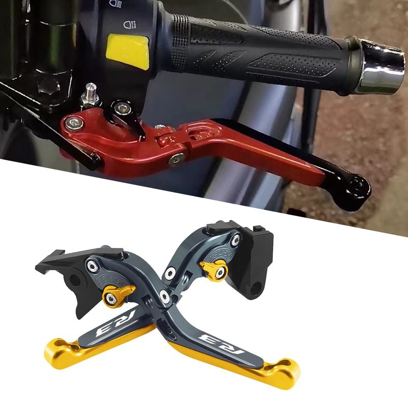 YZF-R3 YZF R3 CNC állítható, kihúzható, összecsukható fékkuplungkar markolat Motorkerékpár-kiegészítők_voghion.com