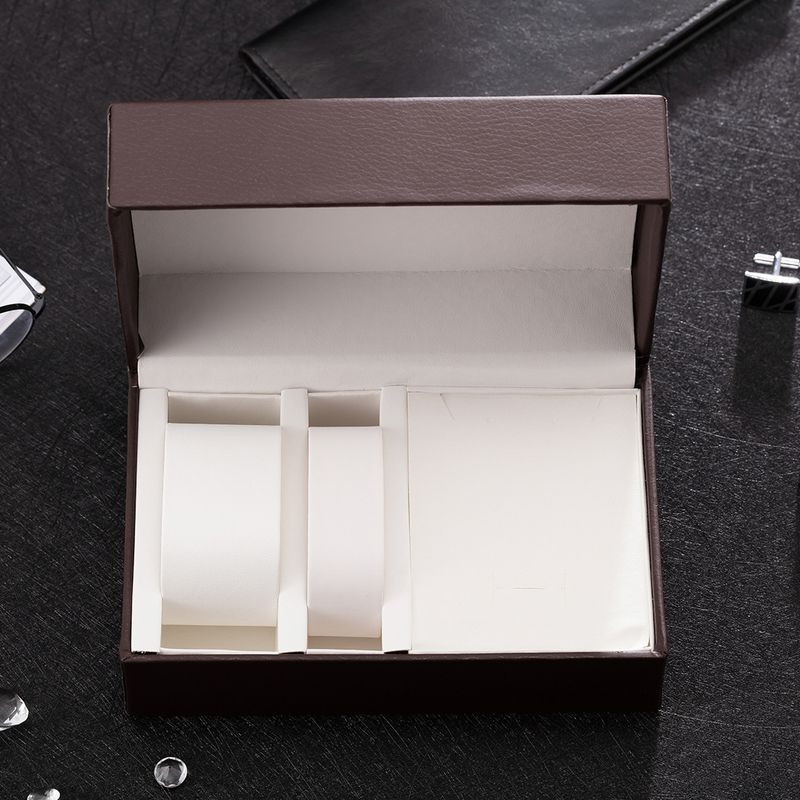 Uhren-Geschenkset, übertriebenes Uhren-Geschenkbox-Set, kubanische Kette, Armband und Halskette mit Diamanten, 3-teiliges Geschenkbox-Set_voghion.com
