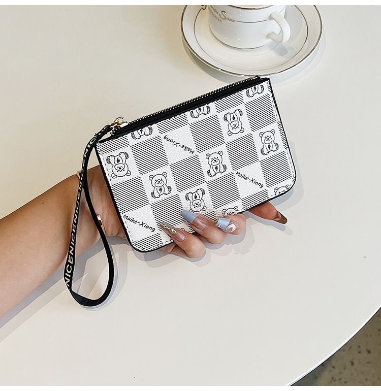 Women's Bags Thin Small Coin Purse Women's Short Card Holder Zipper Key Bag Hand Held New Style Zipper Long Wallet Women's Mobile Phone Bag_voghion.com
