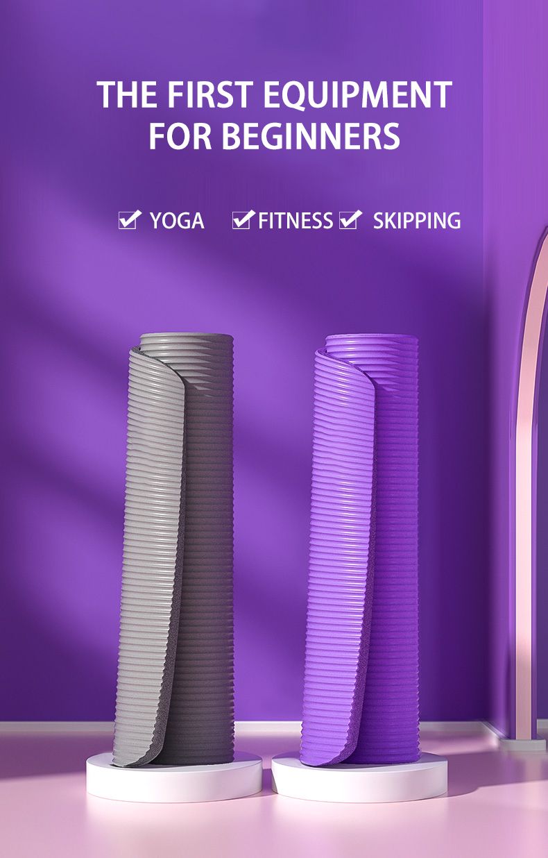 15MM//20MM Thick Non-slip Yoga Mat High-density Sports Fitness Mat Home Sports Pilates Gymnastics Exercise Gymnastics_voghion.com
