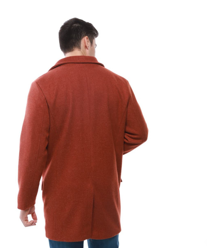 2023 Winter New Double Breasted Mid Length Men's Polo Fleece Trench_voghion.com