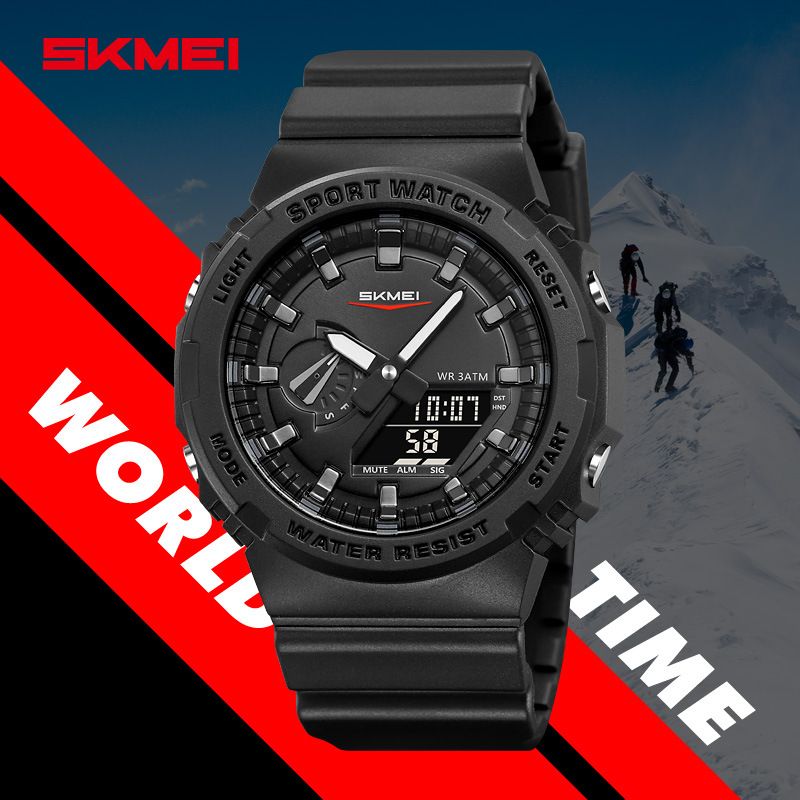 Momentum Multi-Set Wecker Sport Chronograph Student Multifunktionszeiger Elektronische Synchronisation Macine_voghion.com