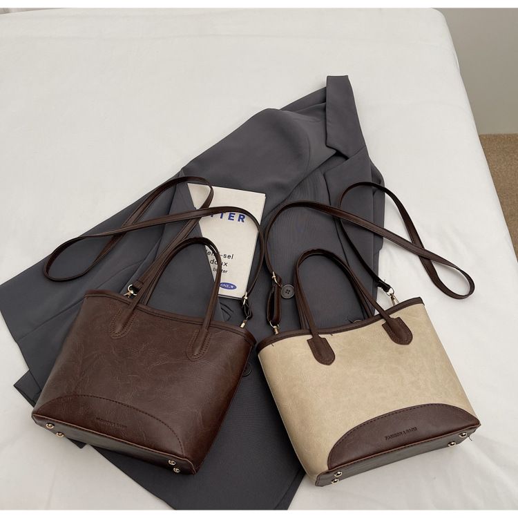 Borsa a secchiello da donna, alla moda, per andare al lavoro, da viaggio, grande capacità, a tracolla_voghion.com