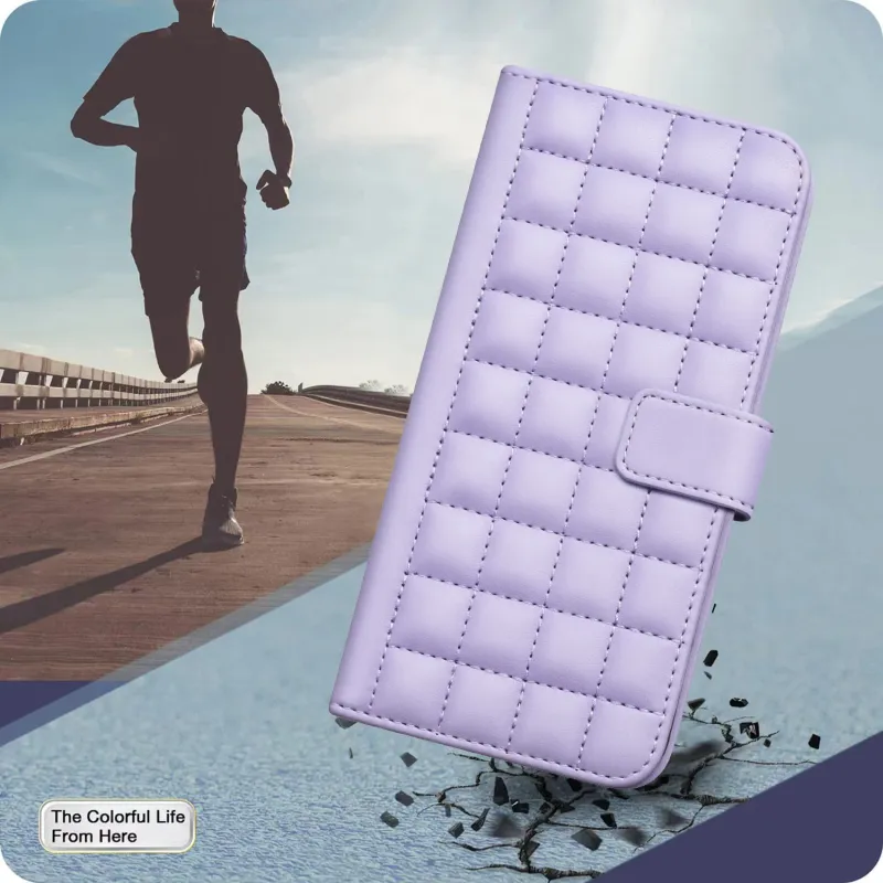 Funda de cuero con tapa magnética y correa de muñeca de lujo para iPhone 16 Pro Max 15 14 Plus 13, ranura para tarjeta plegable, funda a prueba de golpes_voghion.com